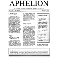 Aphelion by Thomas Sawyer (Vol 1)