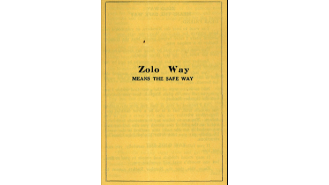 Zolo Way by Professor Albert Zolo -