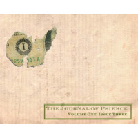 The Journal of Psience by Michael Weber ( (Vol 1 – Issue 3)