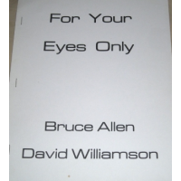 For Your Eyes Only by David Williamson & Bruce Allen 