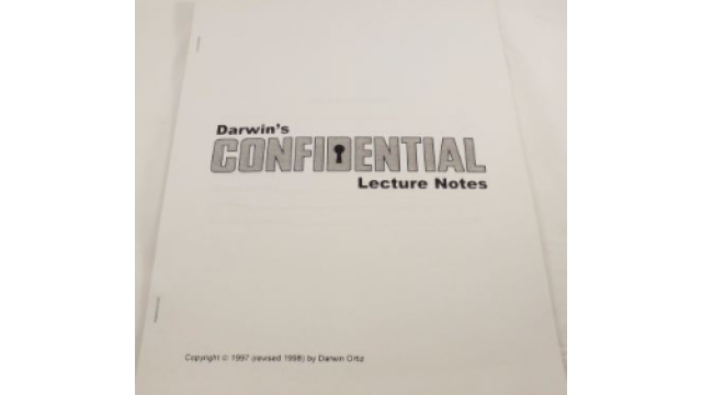 Darwin’s Confidential by Darwin Ortiz -