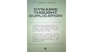 Dynamic Though Duplication by S D Threadgill