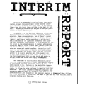 Interim Report by Karl Fulves Interim Report by Karl Fulves