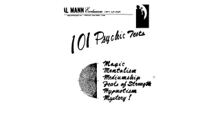 101 Psychic Tests by Al Mann