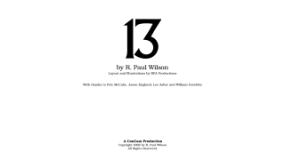 13 by R. Paul Wilson