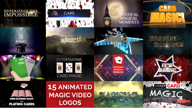 15 Magic Video Logos For Magicians by Wolfgang Riebe