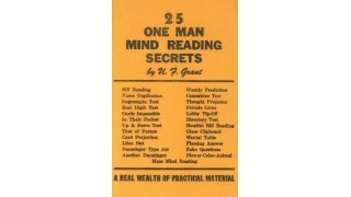 25 One Man Mind Reading Secrets by Ulysses Frederick Grant