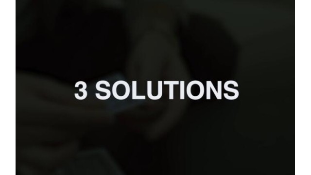 3 Solutions by Sleightly Obsessed