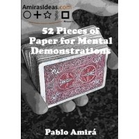52 Pieces Of Printed Paper For Mental Demonstratio by Pablo Amira