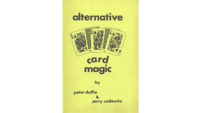 Alternative Card Magic by Jerry Sadowitz & Peter Duffie