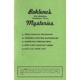 Bohleno's Mysteries by Henry Bohlen