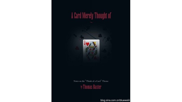 A Card Merely Thought Of by Thomas Baxter