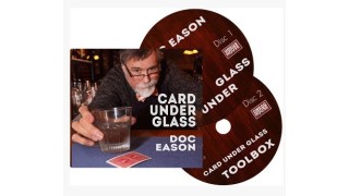 Card Under Glass by Doc Eason (2 DVD set)