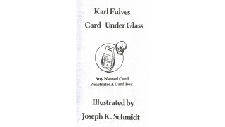 Card Under Glass by Karl Fulves