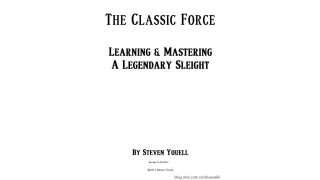 The Classic Force by Steven Youell