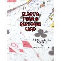 Close's Torn And Restored Card by Michael Close