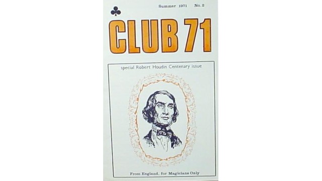 Club 71 Magic Magazine