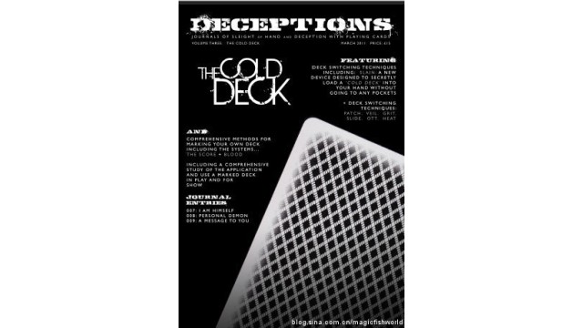 Deceptions Vol.3 - The Cold Deck by Daniel Madison