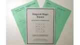 Diagonal Magic Square by Chuck Hickock