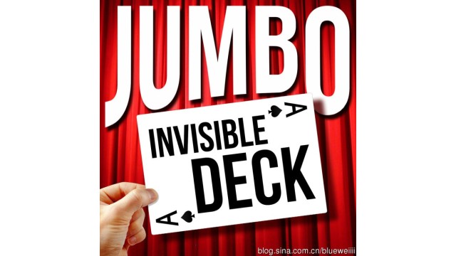 Jumbo Invisible Deck by Dan Harlan