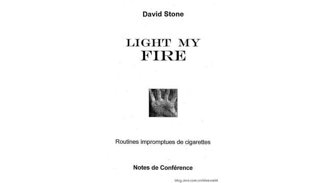 Light My Fire by David Stone