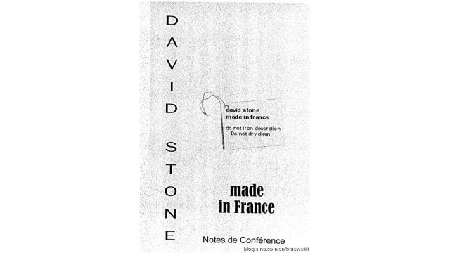 Made In France by David Stone