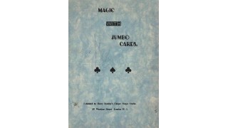 Magic With Jumbo Cards by Harry Stanley