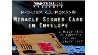 Miracle Signed Card In Envelope by Roger Curzon