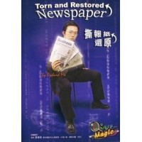 Newspaper Torn And Restored