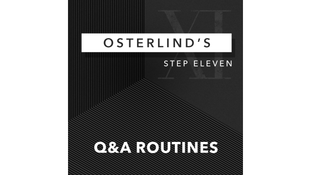 Osterlinds 13 Steps 11 Q&A Routines by Richard Osterlind