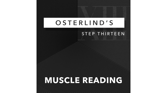 Osterlinds 13 Steps 13 Muscle Reading by Richard Osterlind