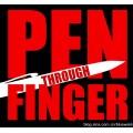 Pen Through Finger by Matthew Johnson Pen Through Finger by Matthew Johnson