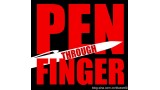 Pen Through Finger by Matthew Johnson