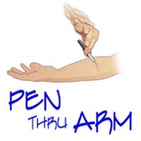 Pen Thru Arm by Jesse Feinberg