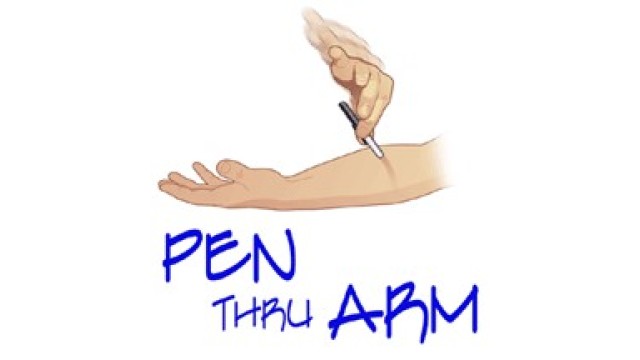 Pen Thru Arm by Jesse Feinberg