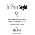 In Plain Sight by Mick Ayres And Jim Callahan In Plain Sight by Mick Ayres And Jim Callahan