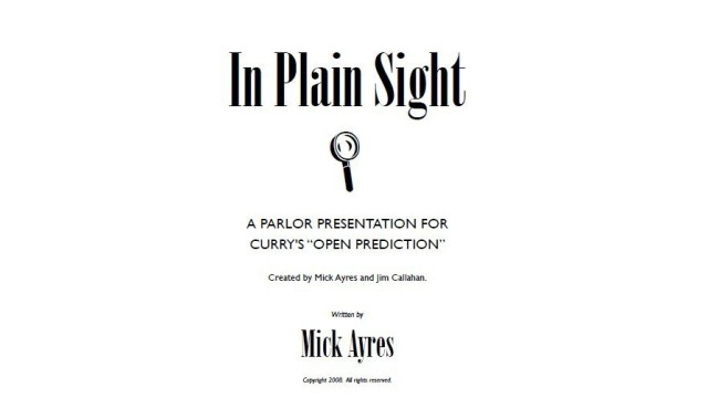 In Plain Sight by Mick Ayres And Jim Callahan