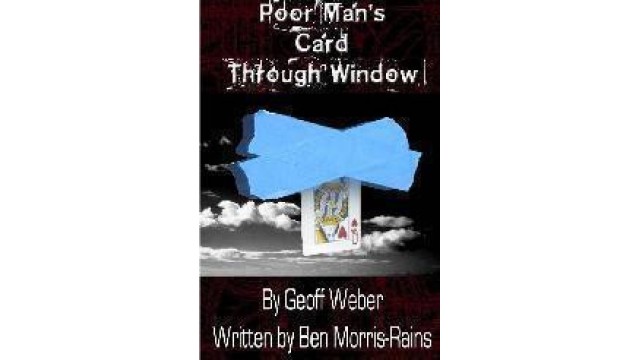 Poor Mans Card Through Window by Geoff Weber