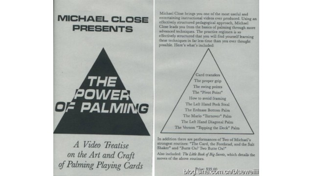 The Power Of Palming by Michael Close