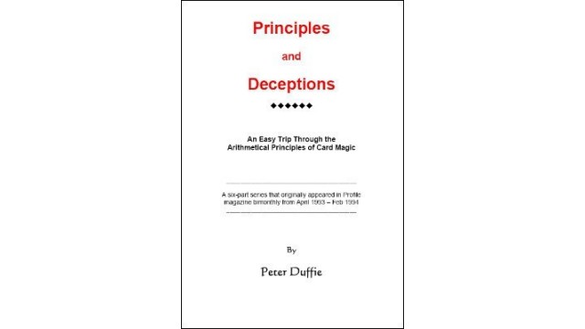 Principles And Deceptions by Peter Duffie