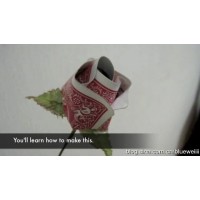 Rose From Cards by Lalita Haritaipan