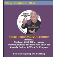 Stage Routines Lecture by Paul Gertner