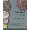 Super Triple Coin Eisenhower Dollar by Johnny Wong Super Triple Coin Eisenhower Dollar by Johnny Wong