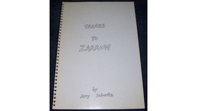 Thanks To Zarrow by Jerry Sadowitz