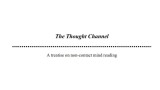 The Thought Channel by Jerome Finley The Thought Channel by Jerome Finley