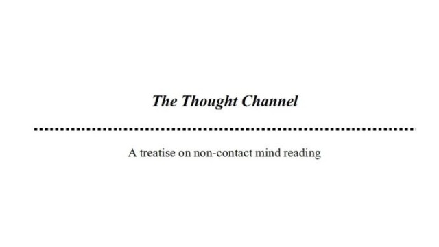 The Thought Channel by Jerome Finley