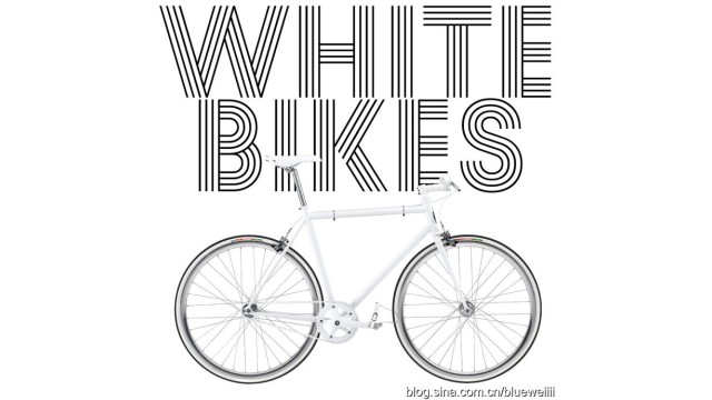 White Bikes by Paul Richards