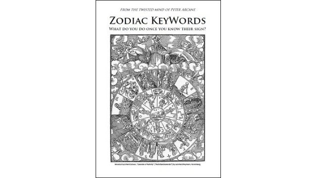 Zodiac Keywords by Peter Arcane