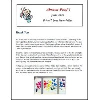 Abraca-Poof June 2020 by Brian T. Lees