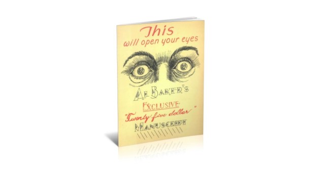 Al Bakers Exclusive Twenty Five Dollar Manuscript by Al Baker